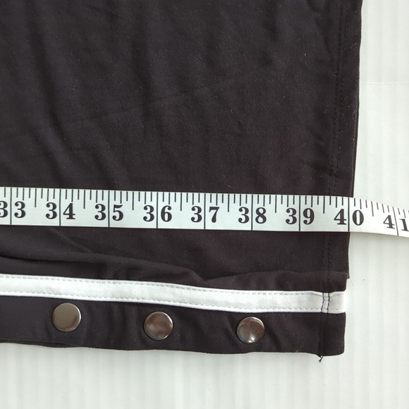 NWT NOBO Stripe Midi Dress with Snap Junior Medium Black White 7-9 - Picture 11 of 13